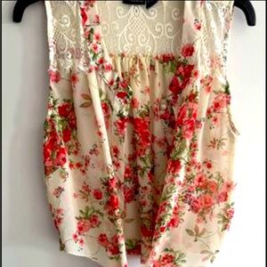 Floral tank top